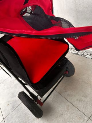 Passeggino 3 ruote per cani 2 in 1