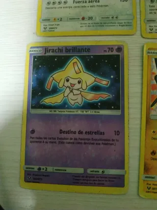 Lote de cartas Pokémon: Arceus, Jirachi, Rayquaza