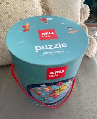Puzzle mapa mundo Apli Kids, 48 pzs NUEVO