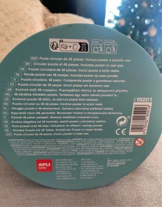 Puzzle mapa mundo Apli Kids, 48 pzs NUEVO