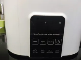 Calienta biberones doble