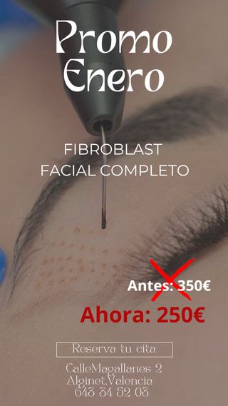 Promo Enero: Fibroblast Facial Completo