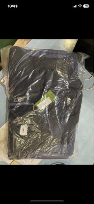 Plumifero Quiksilver Talla M Azul/Gris