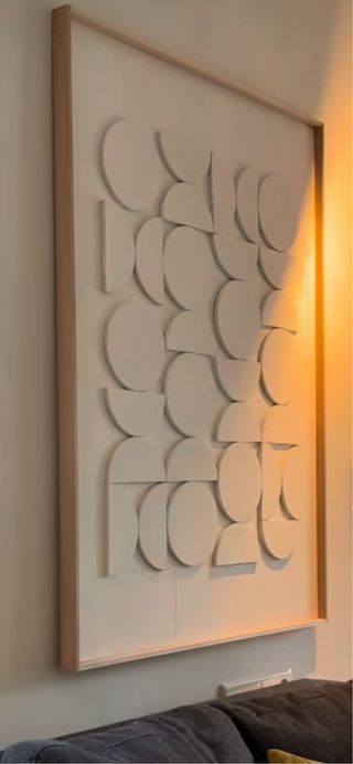 Cuadro Decorativo Beige y Blanco