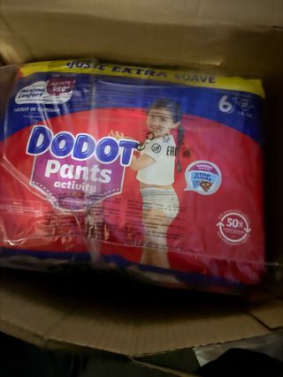 Pañales DodotPants T6 (14-19 Kg) 3x37und sin abrir