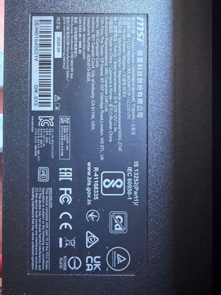 MSI MAG 274F Monitor Gaming 27 200Hz