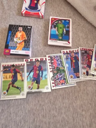 Lote barcelona topps y daka