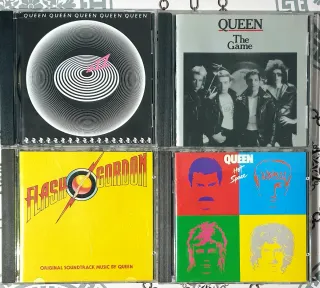 Lote 4 CDs Queen: The Game, Hot Space, Flash Gordo