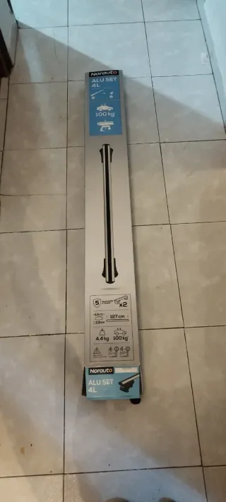 Barras de techo aluminio coche