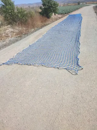 Red de seguridad obra azul 3x20m