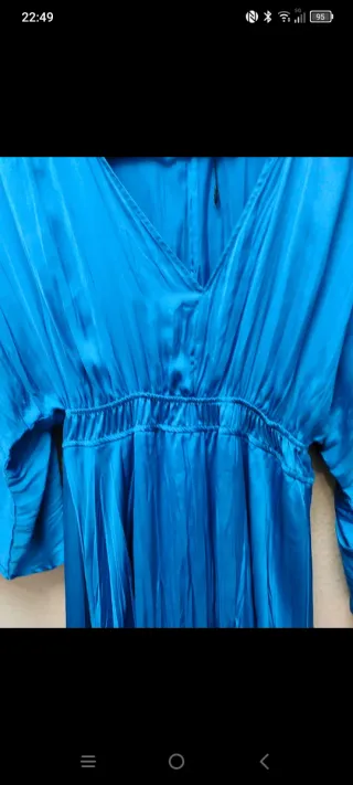 Vestido Zara Azul Talla XS