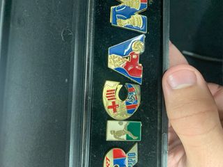 Insignias Tricampeón Fútbol Barça