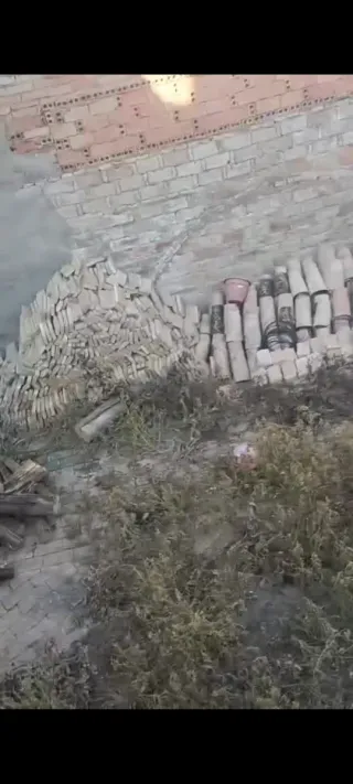 Tejas antiguas de barro