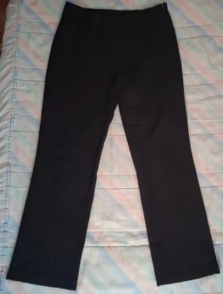 Traje Americana rayas finas negra y rosa+ pantalon