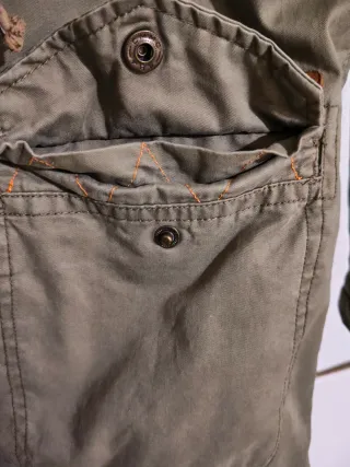 Abrigo/parka Roxy verde militar talla M