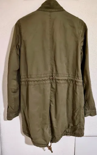 Abrigo/parka Roxy verde militar talla M