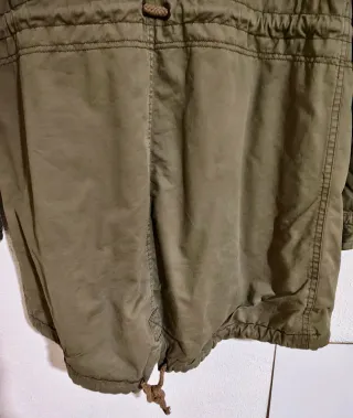 Abrigo/parka Roxy verde militar talla M