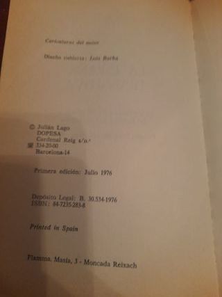 La España transitiva – Julián Lago (1976)