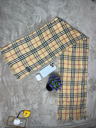 Bufanda Burberry Clásica Beige