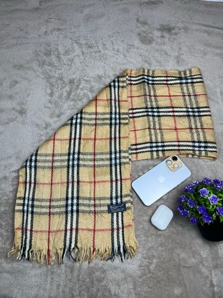 Bufanda Burberry Clásica Beige