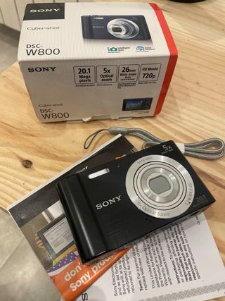 Cámara Sony DSC-W800 Negra