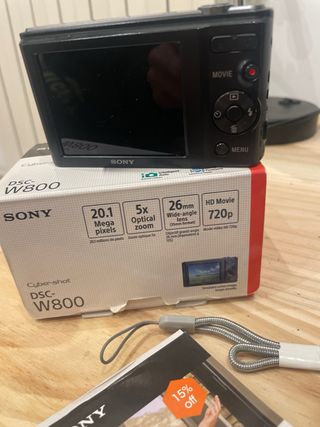 Cámara Sony DSC-W800 Negra
