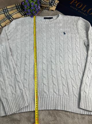 Jersey Polo Ralph Lauren Gris Talla M