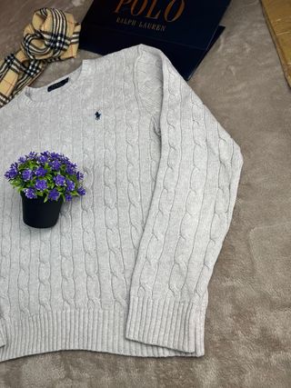 Jersey Polo Ralph Lauren Gris Talla M