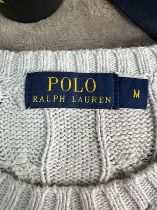 Jersey Polo Ralph Lauren Gris Talla M