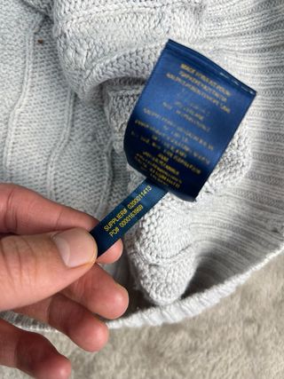 Jersey Polo Ralph Lauren Gris Talla M