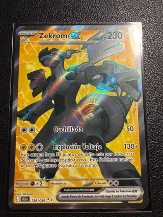 Zekrom ex BLK 158/086 Carta Pokémon