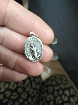 Ciondolo Medaglietta Argento