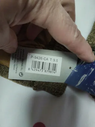 Guantes Hombre Privata Beige y Marrón nuevo.