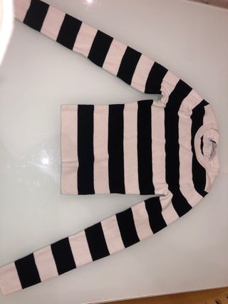 Camiseta de rayas manga larga