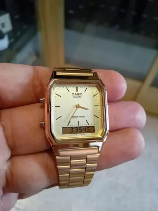 CASIO VINTAGE EDGY DORADO/ OFERTA FLASH