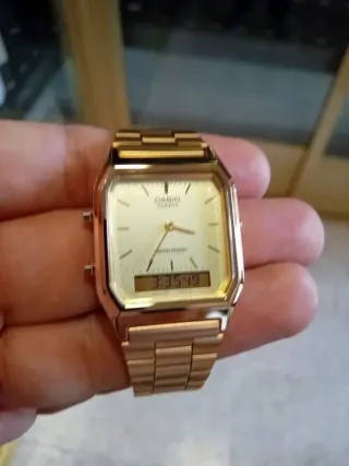 CASIO VINTAGE EDGY DORADO/ OFERTA FLASH