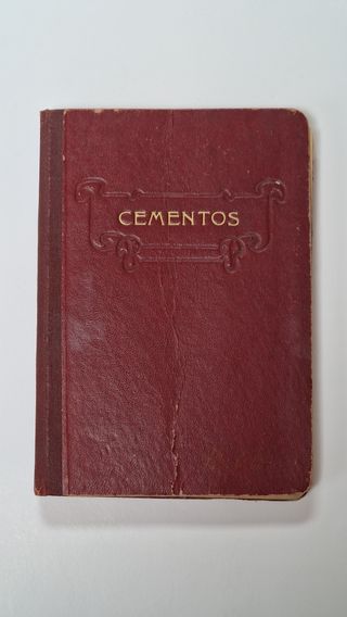 Libro Antiguo CEMENTOS Portland