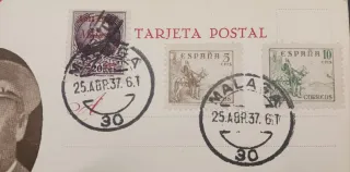 Tarjeta Postal Guerra Civil - General Moscardó