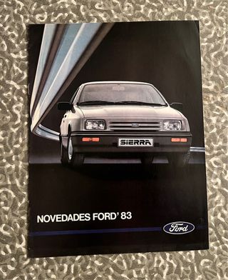 Folleto novedades FORD 1983, folletín FORD ESCORT