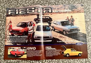 Folleto novedades FORD 1983, folletín FORD ESCORT