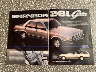 Folleto novedades FORD 1983, folletín FORD ESCORT