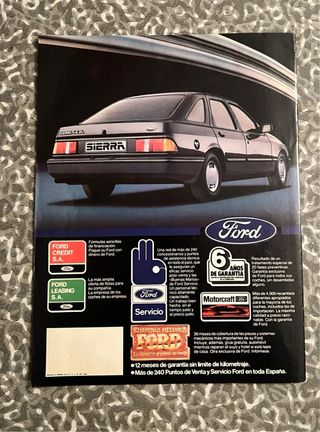 Folleto novedades FORD 1983, folletín FORD ESCORT