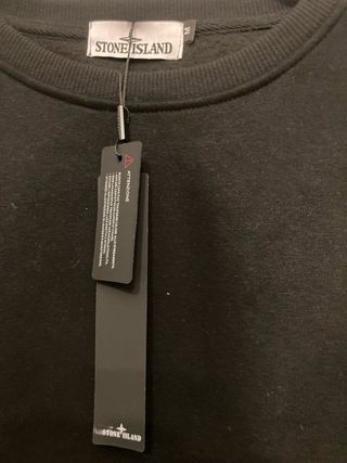 Sudadera Stone Island Negra Talla M