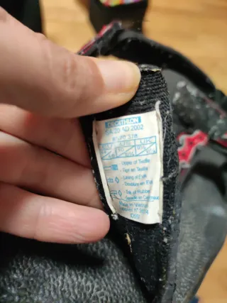 Sandalias Tribord Negras y Rojas 44/45