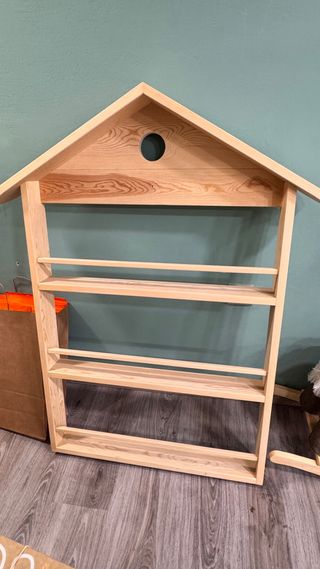 Estantería libros Montessori Casita Madera