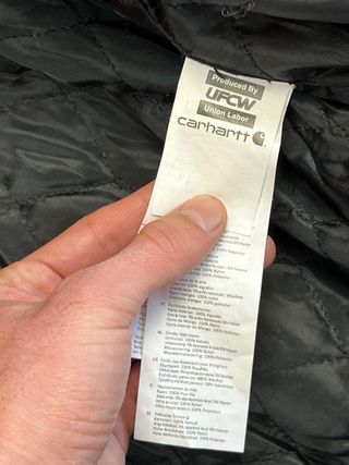 Chaqueta Carhartt Negra con Cremallera