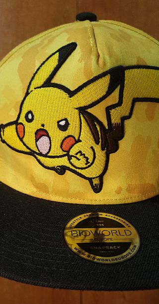 Gorra Pokémon original broche strapback.