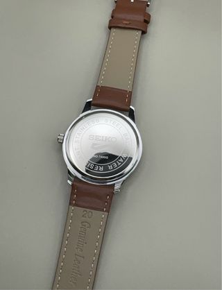 Reloj Seiko Presage Quartz Marrón/Plata Hombre