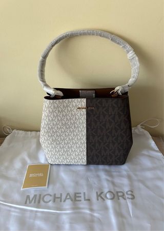 Bolso Michael Kors bicolor Beige/Marrón