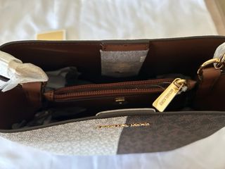 Bolso Michael Kors bicolor Beige/Marrón